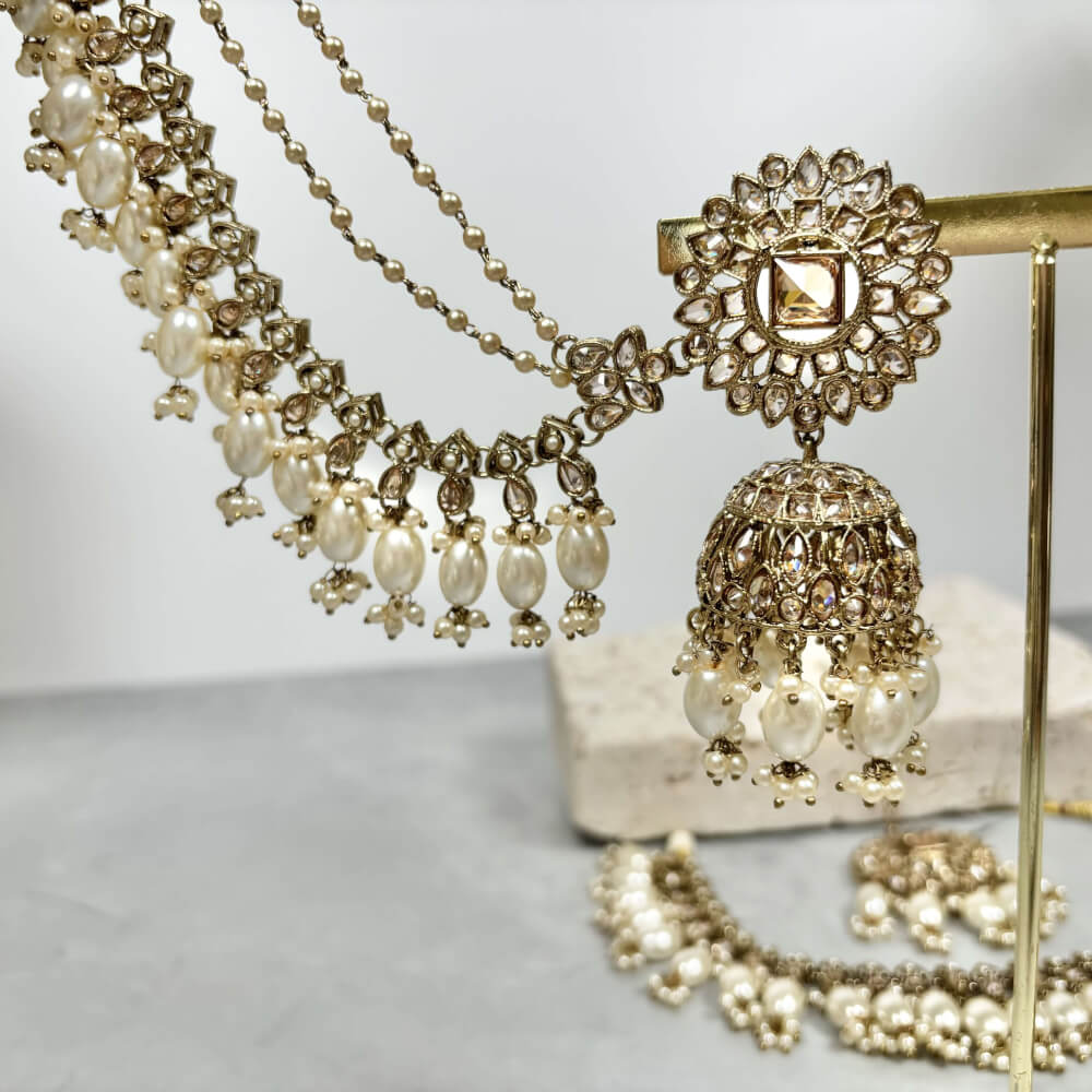 NK089 Nalli Necklace Set 005 NK089 Nalli Necklace Set