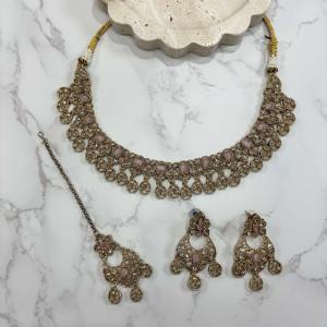 Sharin necklace set - pink