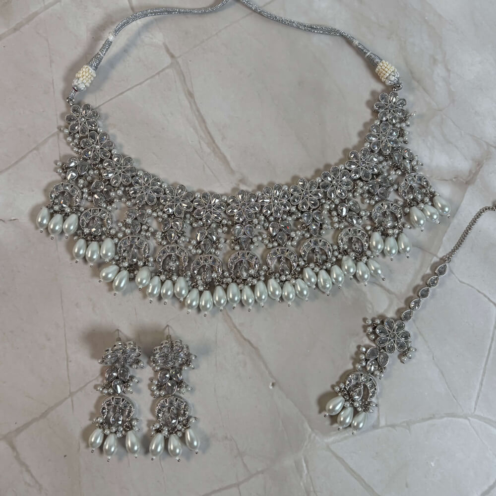 Ayesha necklace – silver