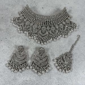 Indra Bridal Set – Silver