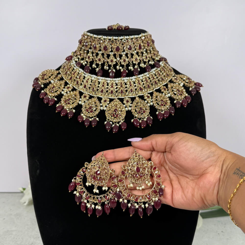 Lathanya Semi Bridal Set