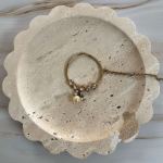 Medium polki nose ring - gold