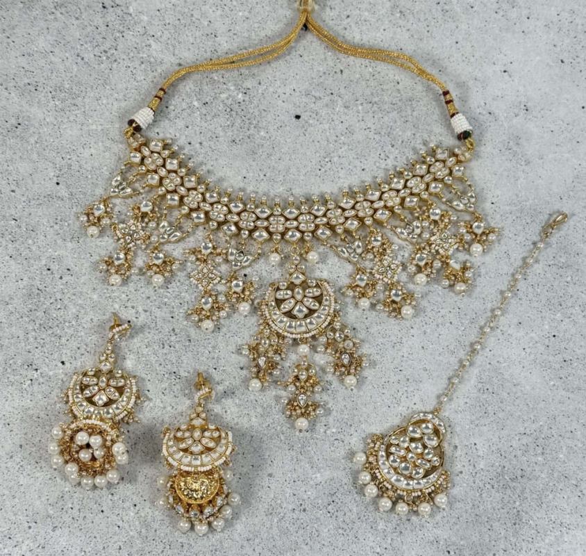 Nadia Choker Set – Gold 1