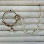 Polki & pearl nose ring