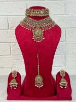 Kalai Double Necklace Set - Image 4