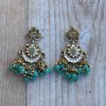 Poonam earrings - opal