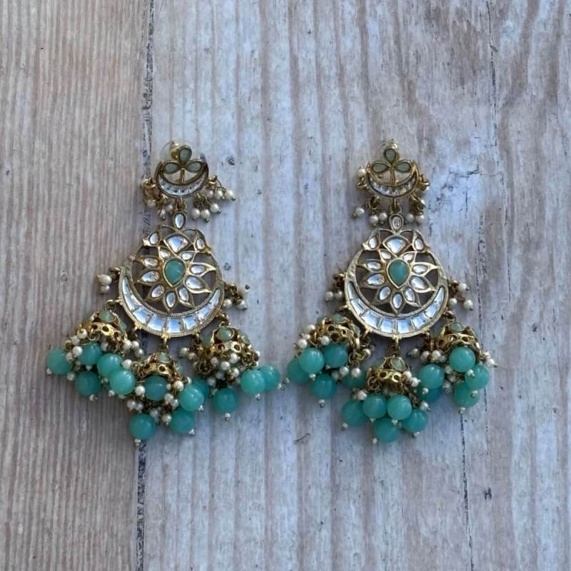 Poonam earrings - opal