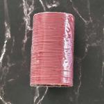 Coral red - plain matte bangles