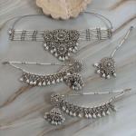 Leela Choker Set - Silver