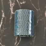 Peacock blue Dotted 2.10