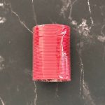 Red - plain matte bangles