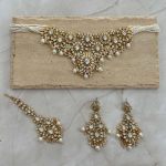 Alisha necklace set - White NK182