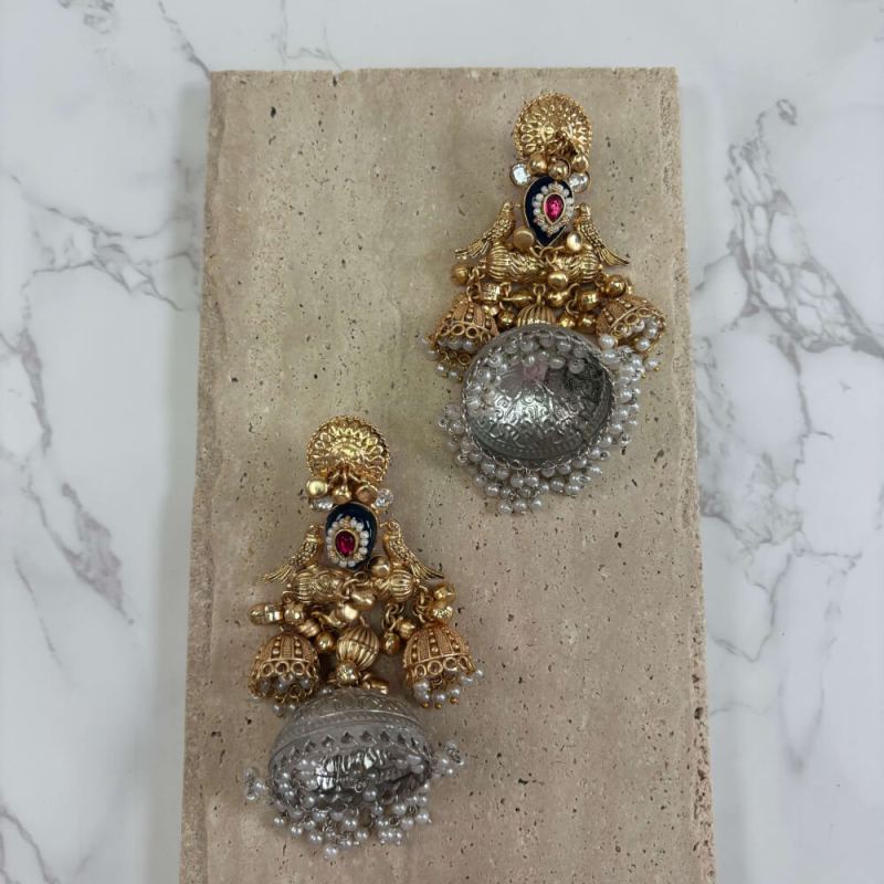 Mahika Earrings EAR141-RED 1