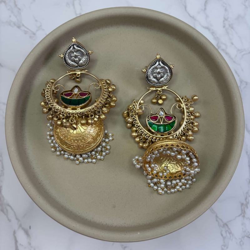 Pari Earrings - green 2