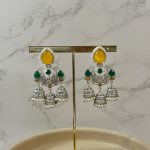 Kiara Earrings Yellow Green