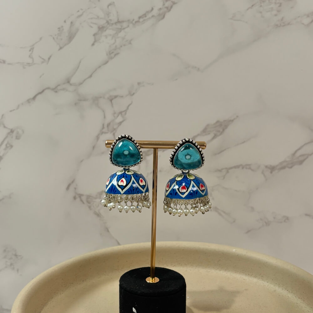 Mona earrings - blue